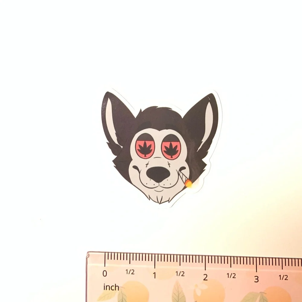 Wolf Vinyl Sticker - Picture 2 of 2